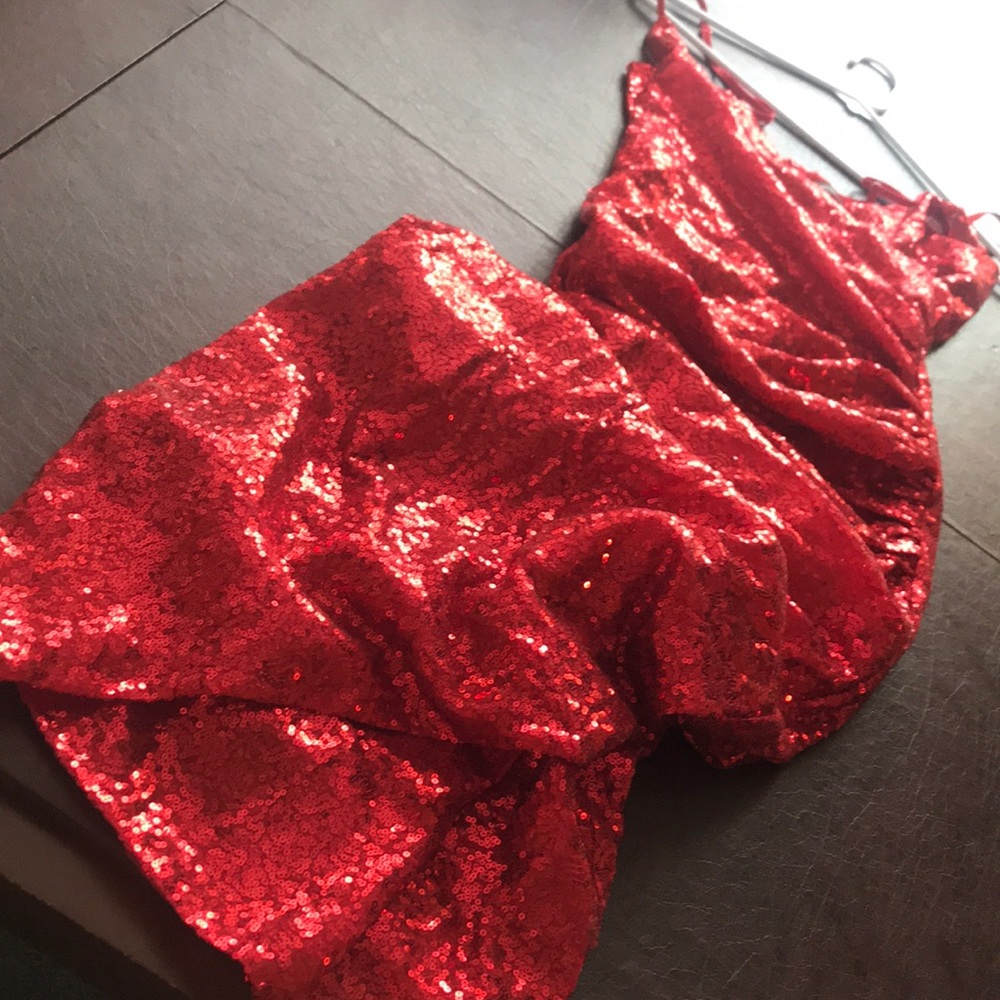 Party sequin Red dress